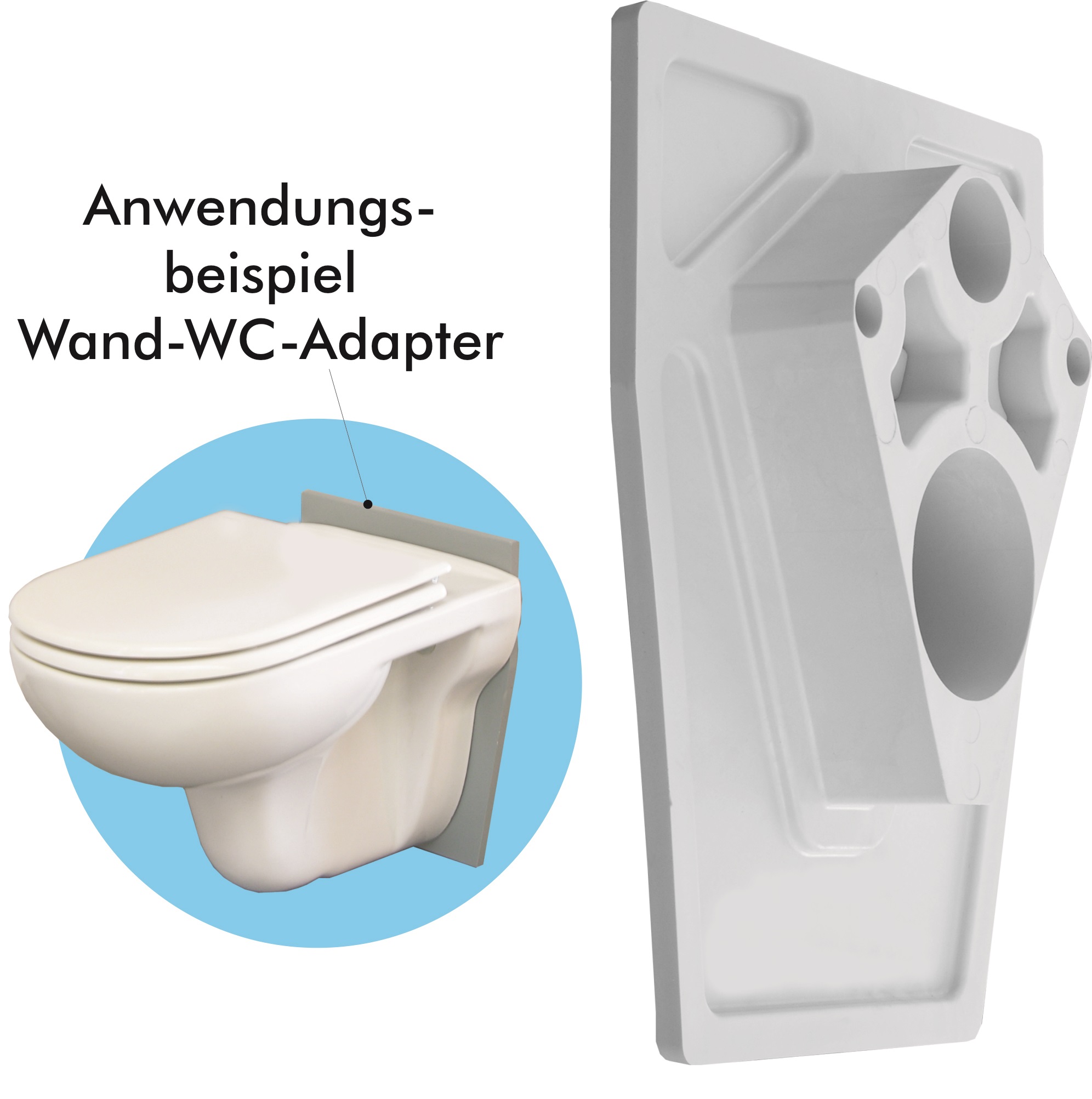 Fliz Wand-WC-Adapter