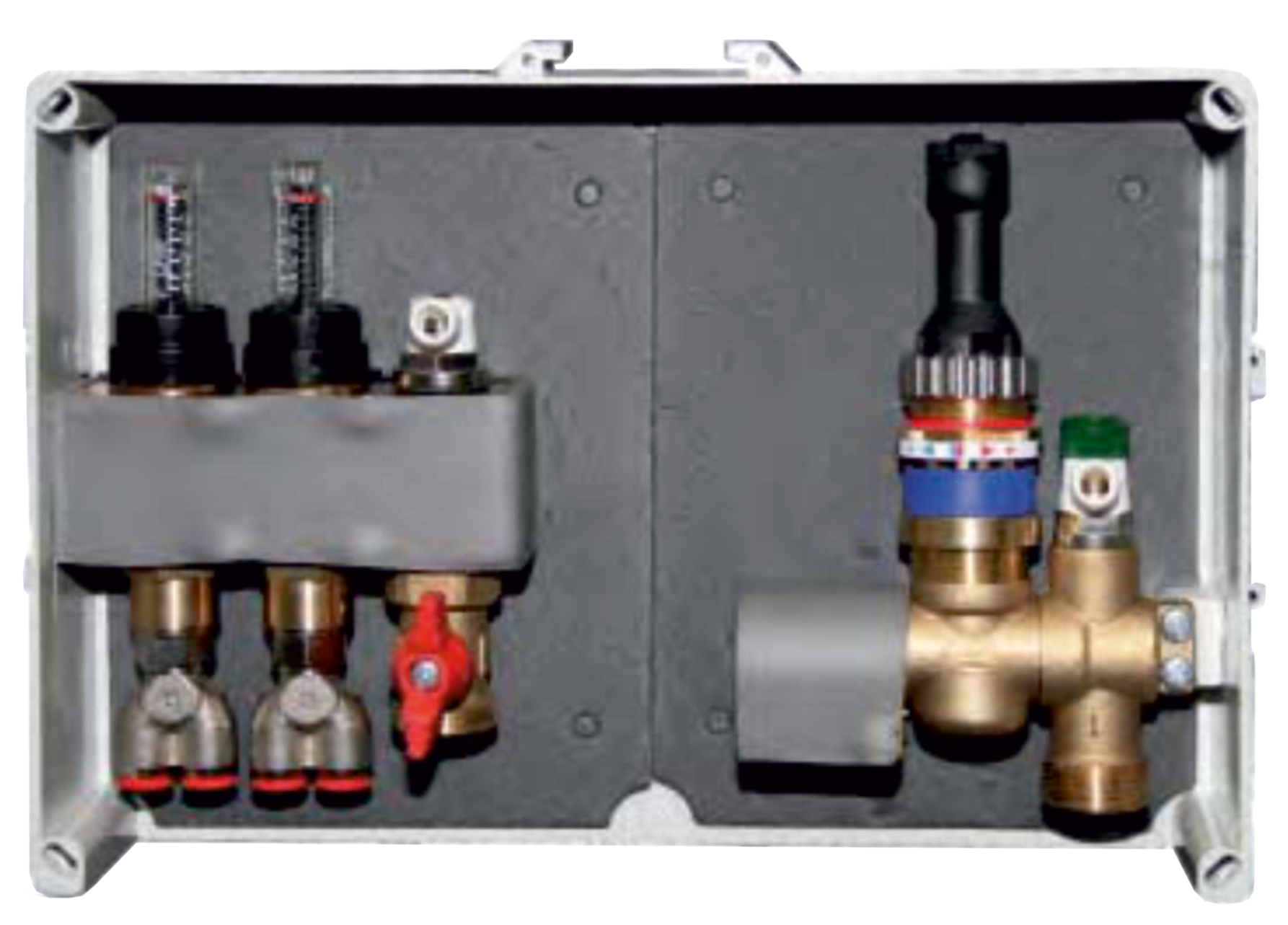 UP-Einzelraumregelung für Stellmotor/Fernversteller für 2 Heizmatten